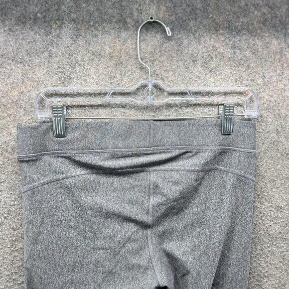 Under Armour Pants Womens Large Gray HeatGear Compression 3/4 Leggings Running - Picture 4 of 10